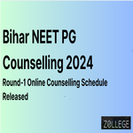 Bihar NEET PG Counselling 2024 Released Round 1 Online Counselling Schedule